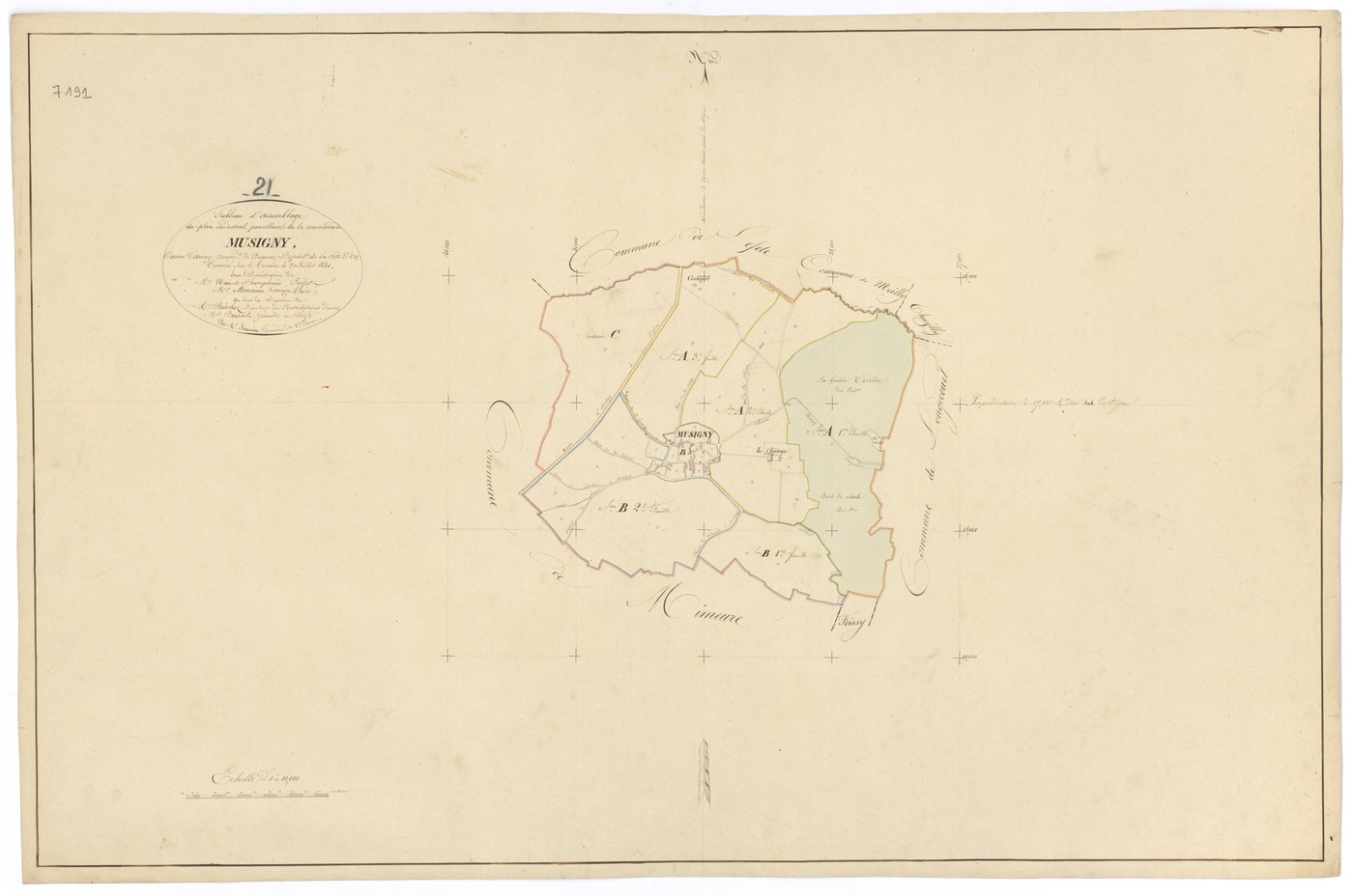 Musigny - Tableau d'assemblage - 3 P PLAN 446/1