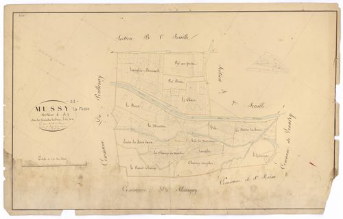 Mussy-la-Fosse - Section A1 - 3 P PLAN 447/2
