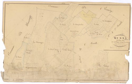 Mussy-la-Fosse - Section B2 - 3 P PLAN 447/5