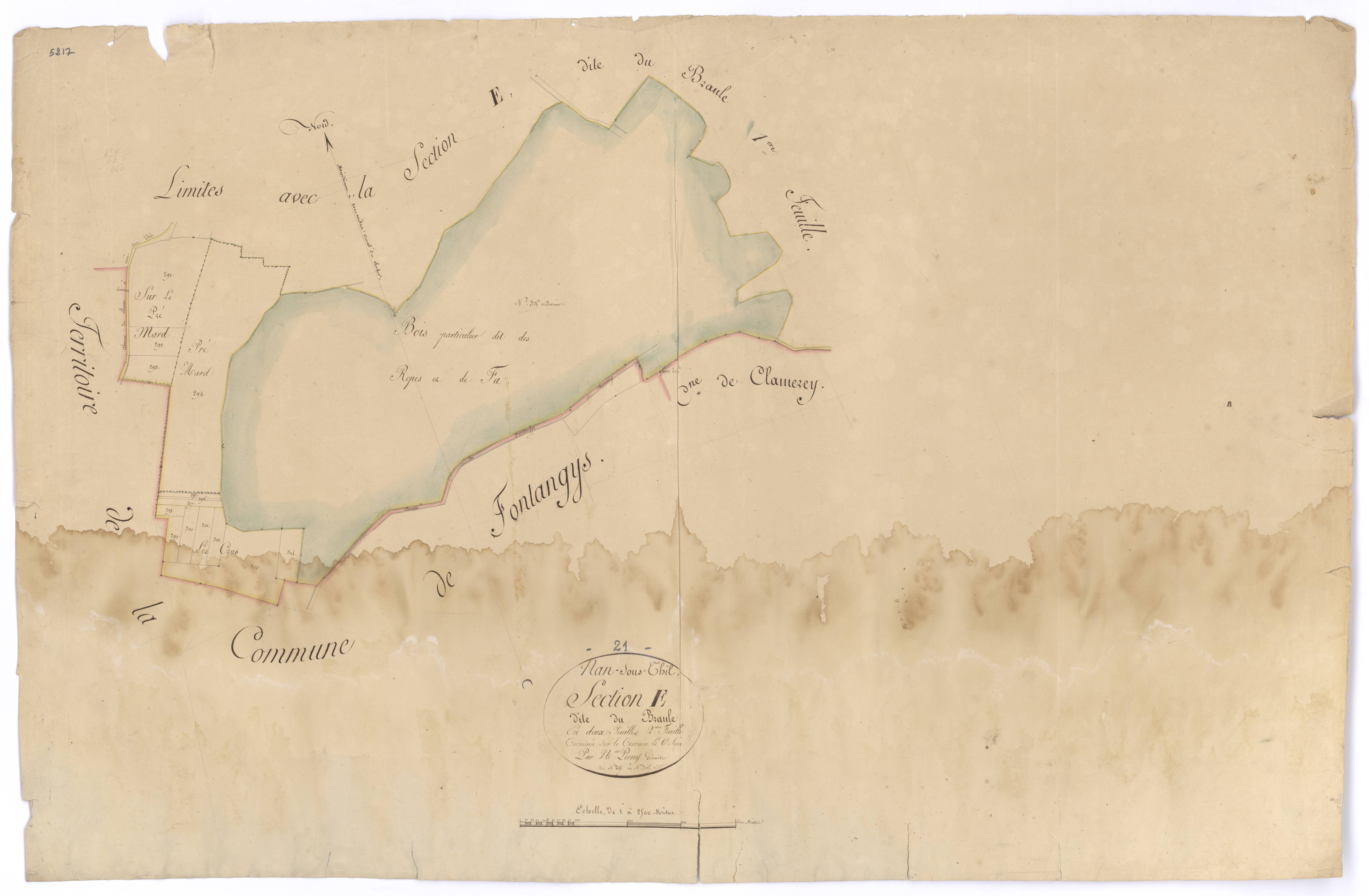 Nan-sous-Thil - Section E2 - 3 P PLAN 448/10