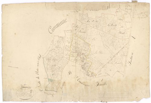 Nan-sous-Thil - Section B1 - 3 P PLAN 448/3