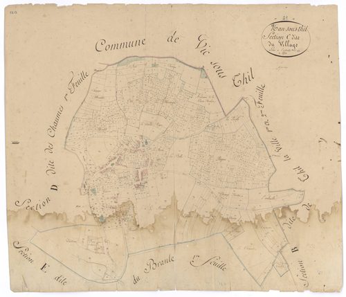 Nan-sous-Thil - Section C - 3 P PLAN 448/6