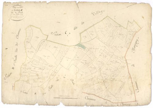 Nan-sous-Thil - Section E1 - 3 P PLAN 448/9