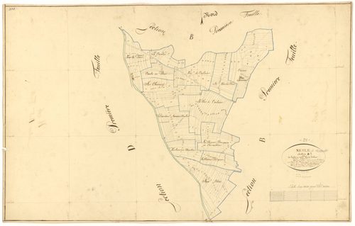 Nesle-et-Massoult - Section B3 - 3 P PLAN 450/6