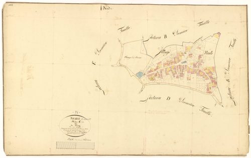Nesle-et-Massoult - Section C - 3 P PLAN 450/7