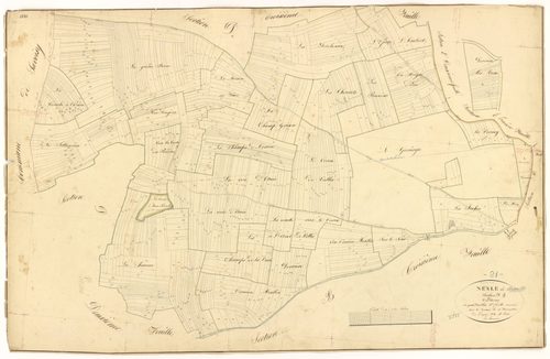 Nesle-et-Massoult - Section D1 - 3 P PLAN 450/8