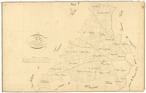 Nesle-et-Massoult - Section E1 - 3 P PLAN 450/12