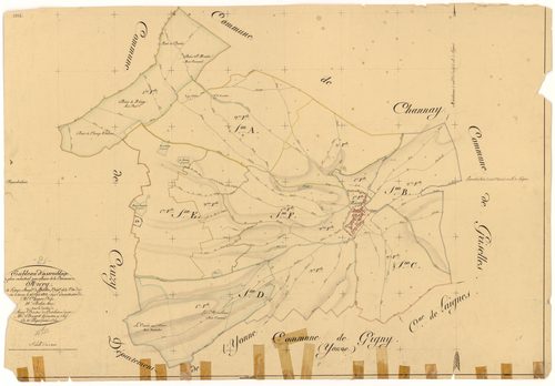 Nicey - Tableau d'assemblage - 3 P PLAN 453/1