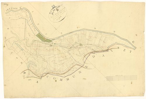 Nod-sur-Seine - Section B1 - 3 P PLAN 454/3