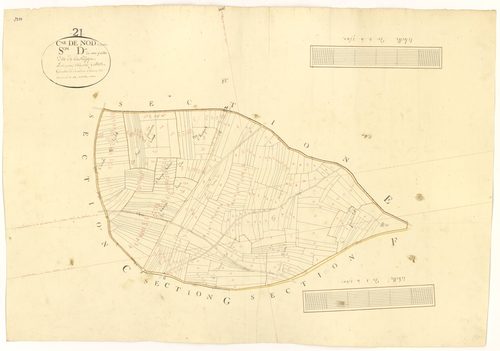 Nod-sur-Seine - Section D - 3 P PLAN 454/6