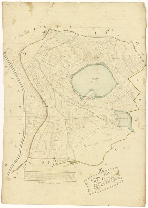 Nod-sur-Seine - Section G1 - 3 P PLAN 454/10