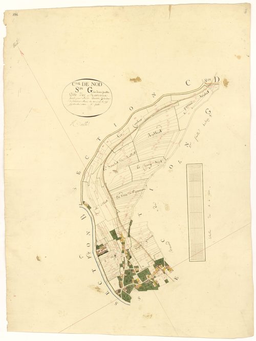Nod-sur-Seine - Section G2 - 3 P PLAN 454/12