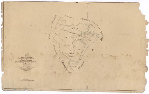Nogent-lès-Montbard - Tableau d'assemblage - 3 P PLAN 455/1
