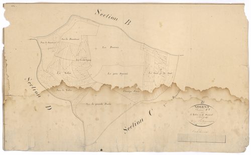 Nogent-lès-Montbard - Section C1 - 3 P PLAN 455/4