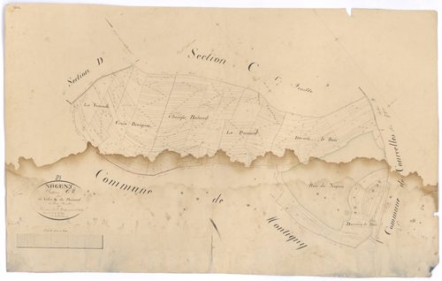Nogent-lès-Montbard - Section C2 - 3 P PLAN 455/5