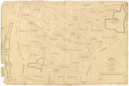 Noiron-sous-Gevrey - Section A2 - 3 P PLAN 457/3