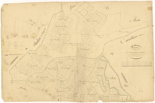 Noiron-sous-Gevrey - Section B1 - 3 P PLAN 457/4