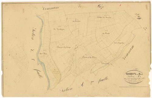 Noiron-sur-Bèze - Section A1 - 3 P PLAN 458/3