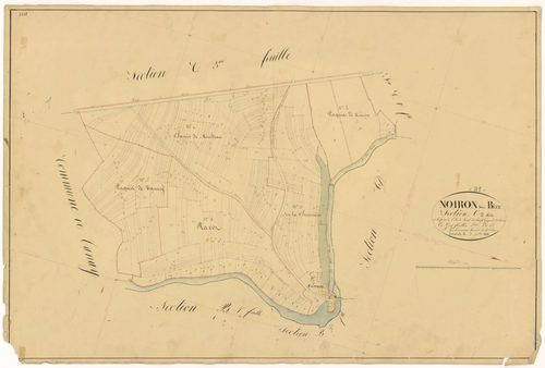 Noiron-sur-Bèze - Section C2 - 3 P PLAN 458/13