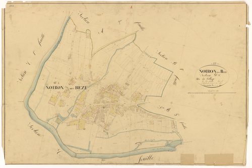 Noiron-sur-Bèze - Section D - 3 P PLAN 458/18
