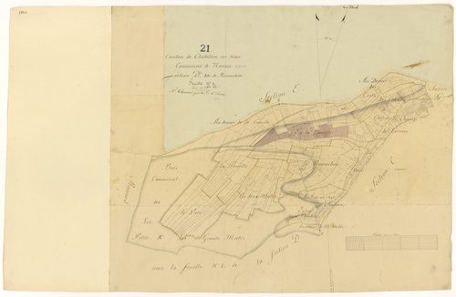Noiron-sur-Seine - Section D1 - 3 P PLAN 459/4
