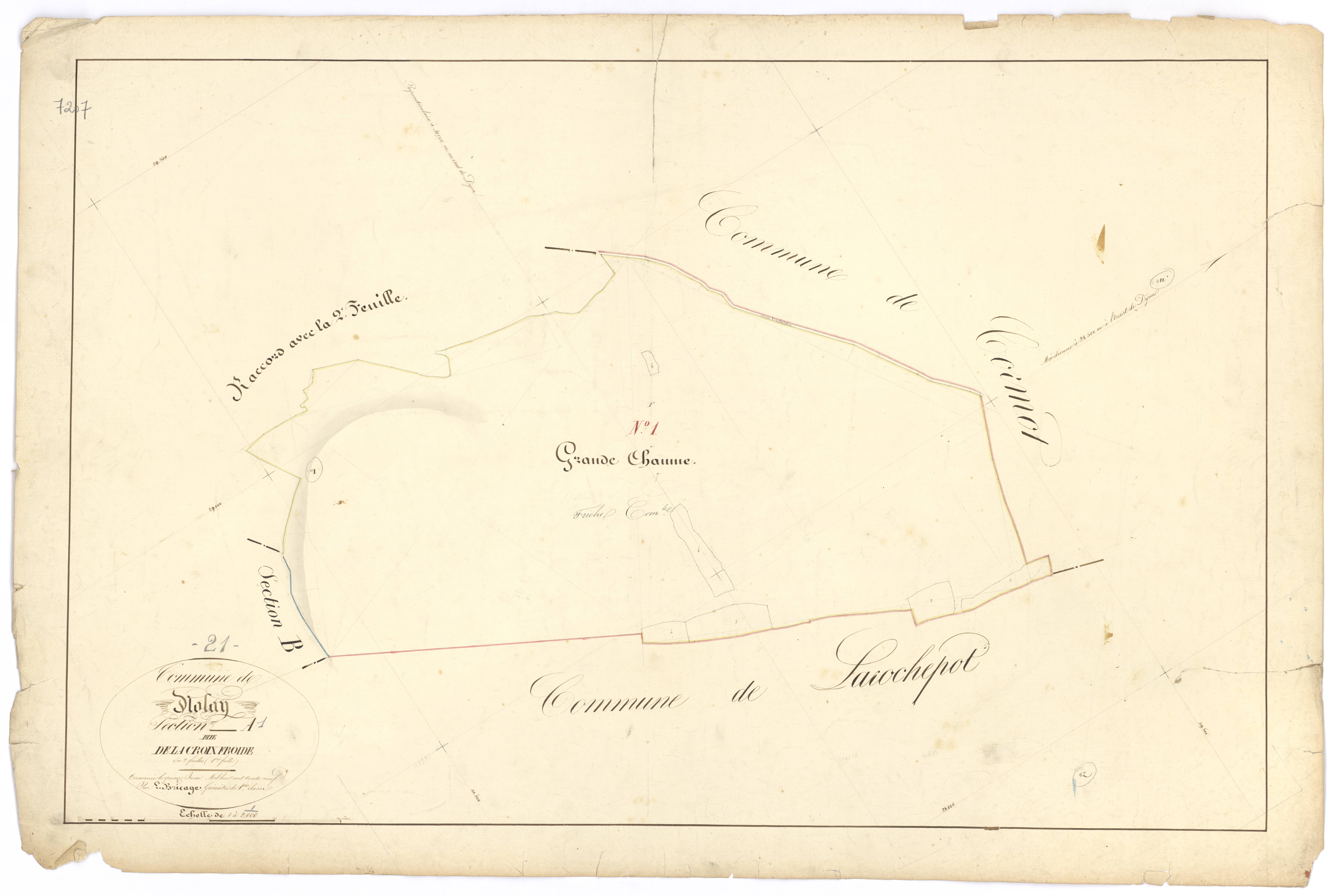 Nolay - Section A1 - 3 P PLAN 460/3