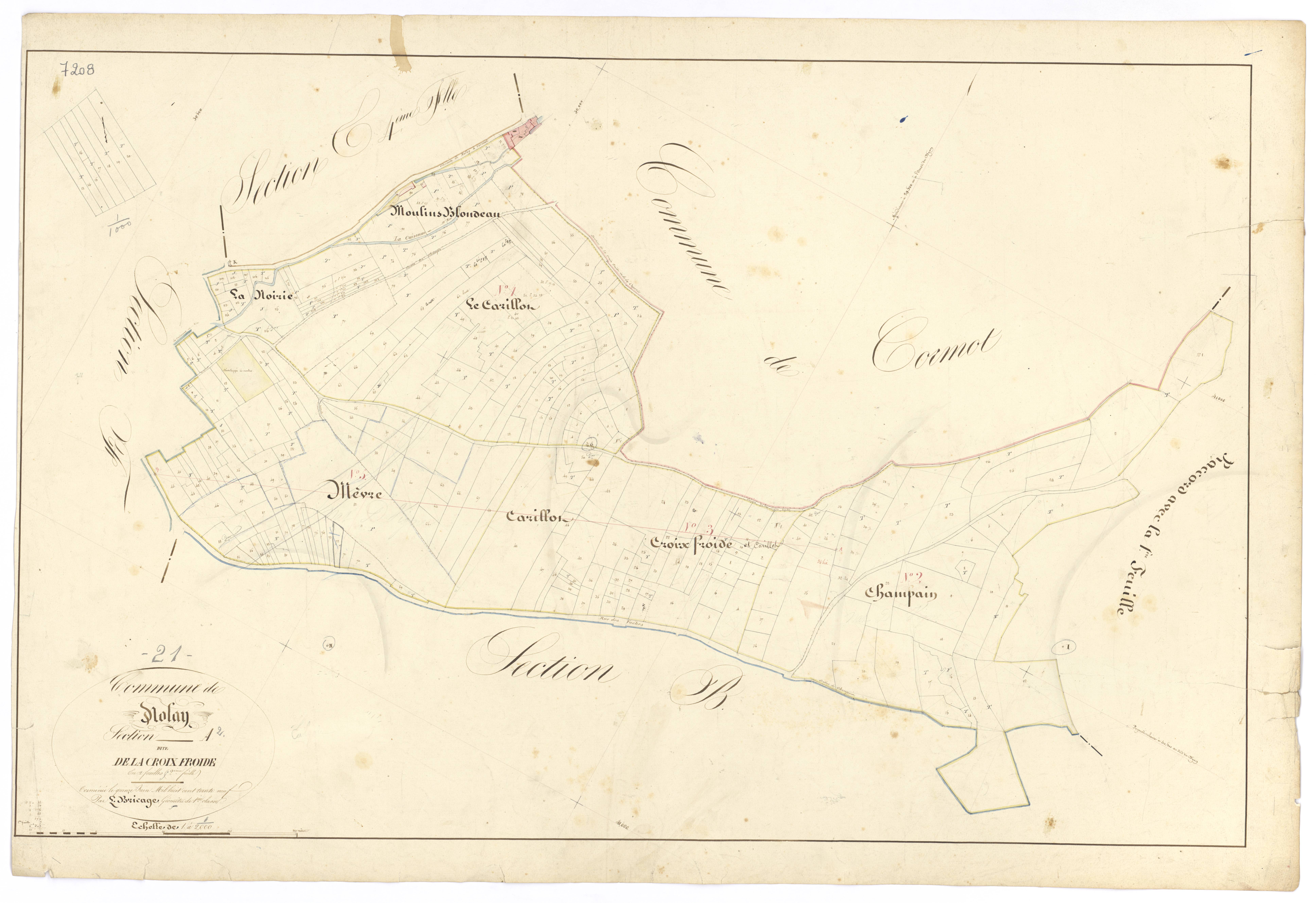 Nolay - Section A2 - 3 P PLAN 460/4