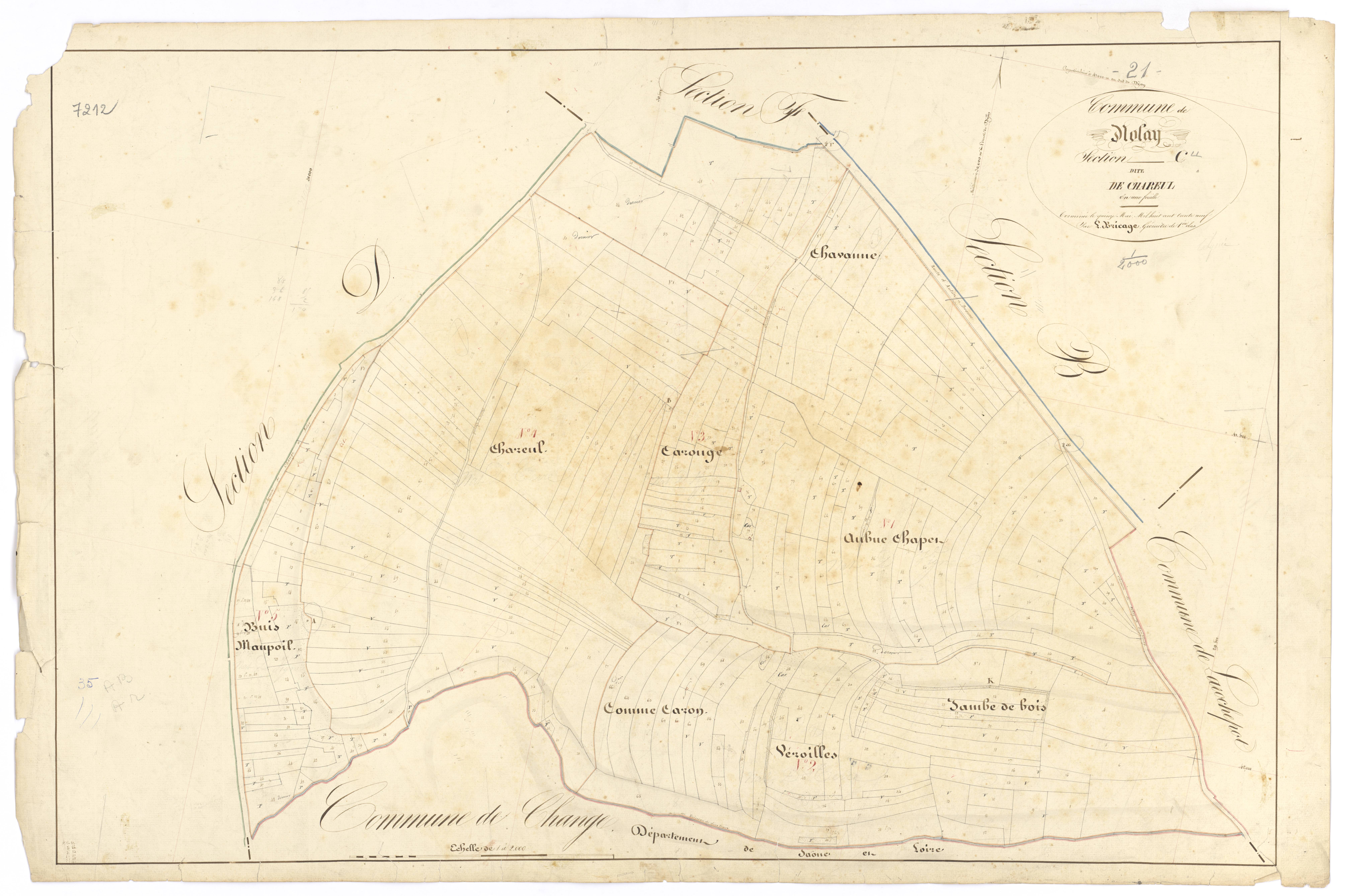 Nolay - Section C - 3 P PLAN 460/8
