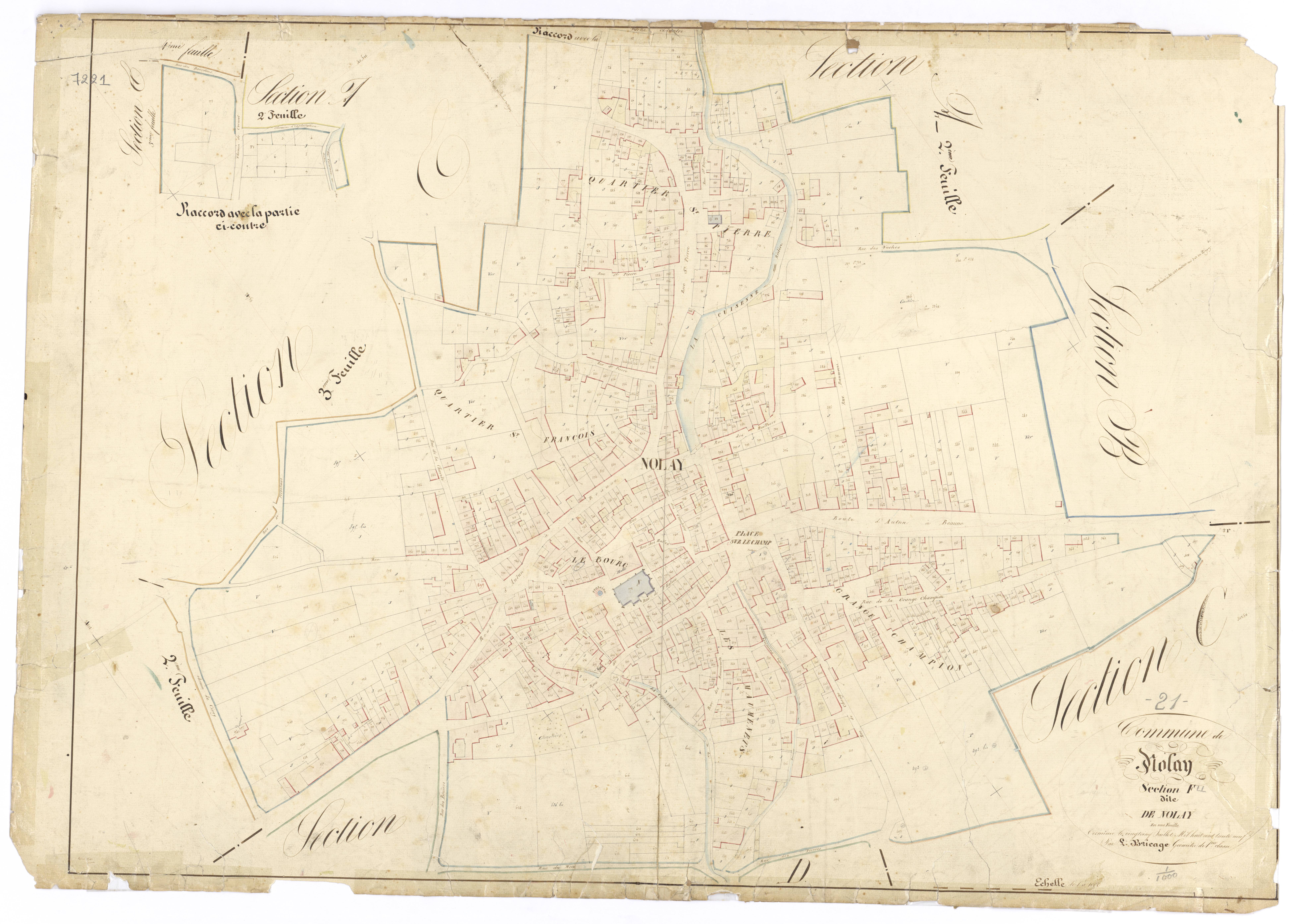 Nolay - Section F - 3 P PLAN 460/17