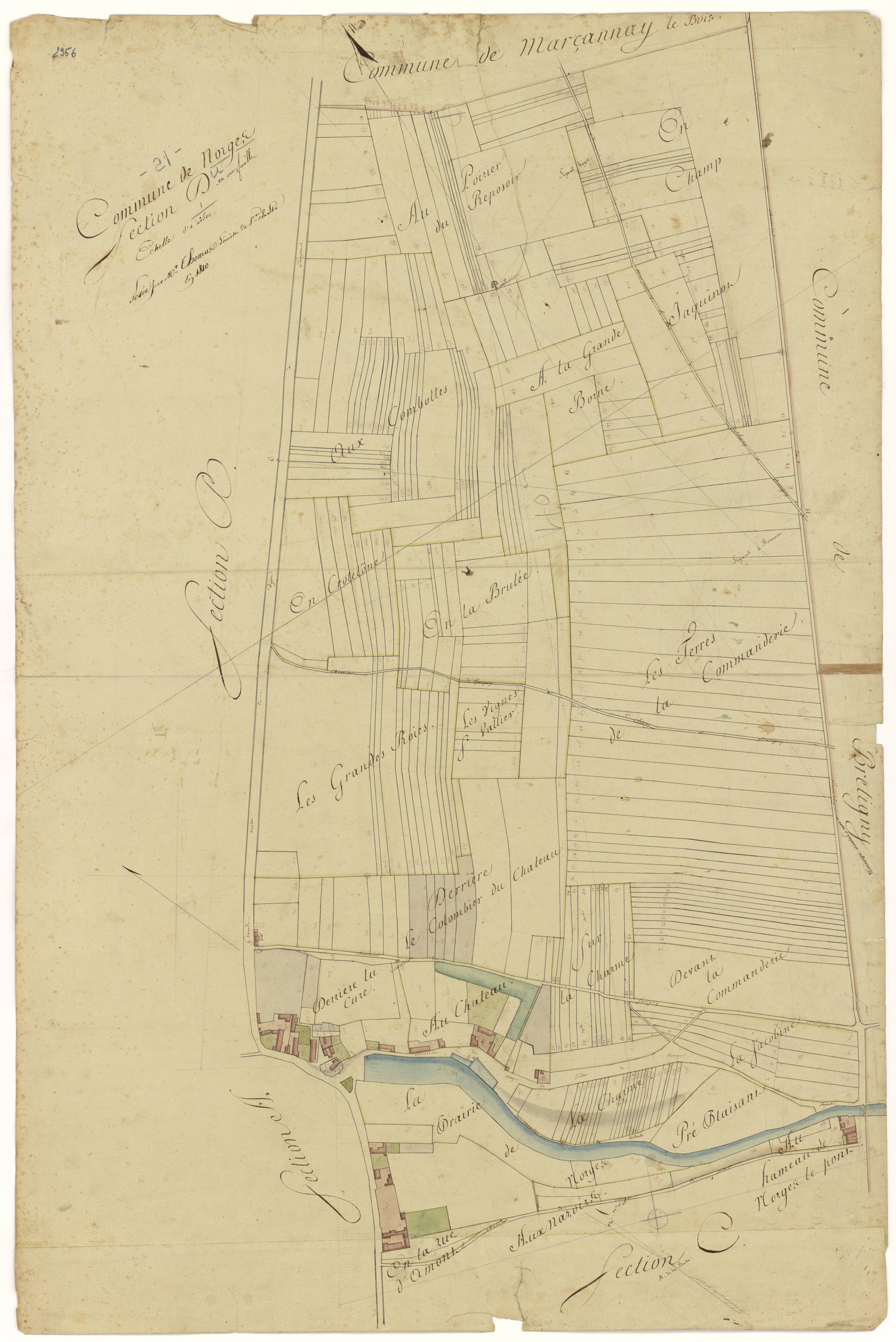 Norges-la-Ville - Section D - 3 P PLAN 461/5