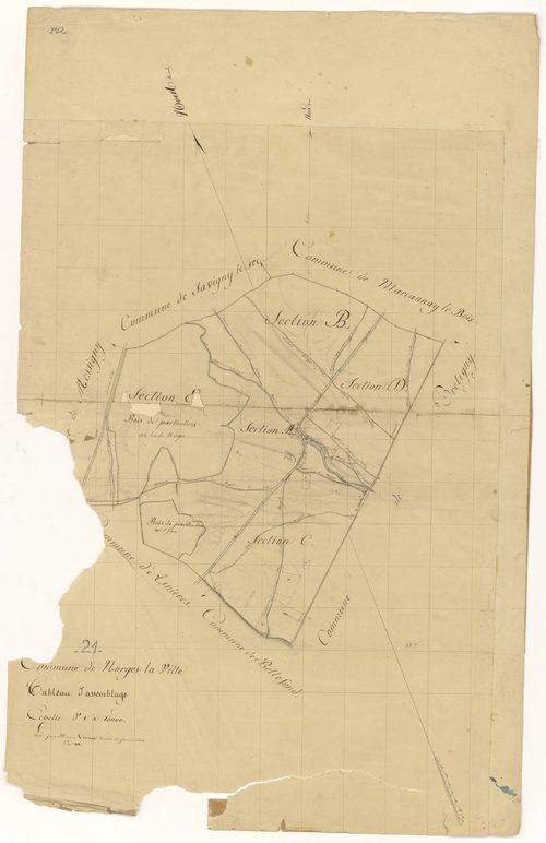 Norges-la-Ville - Tableau d'assemblage - 3 P PLAN 461/1