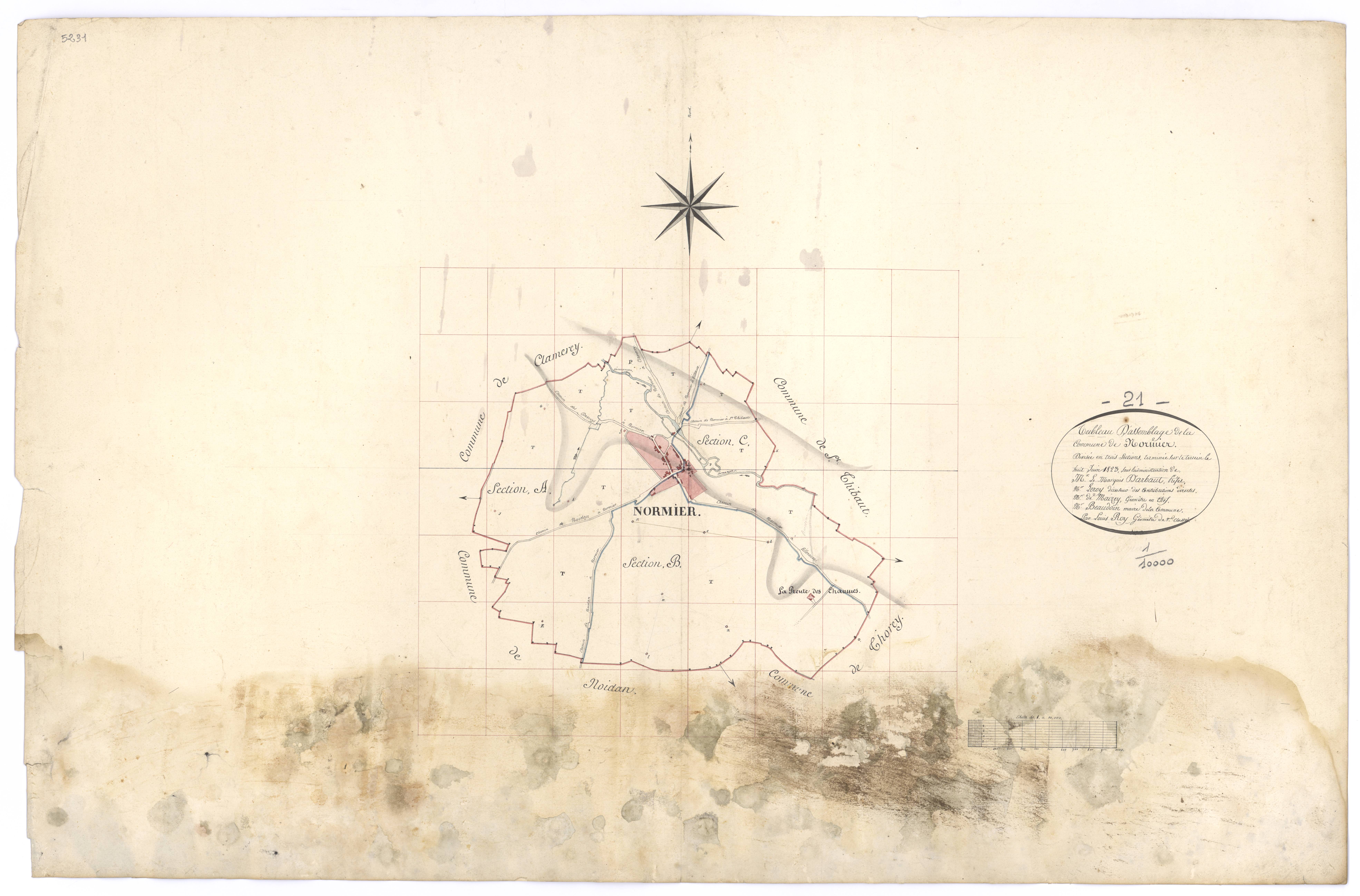 Normier - Tableau d'assemblage - 3 P PLAN 462/1
