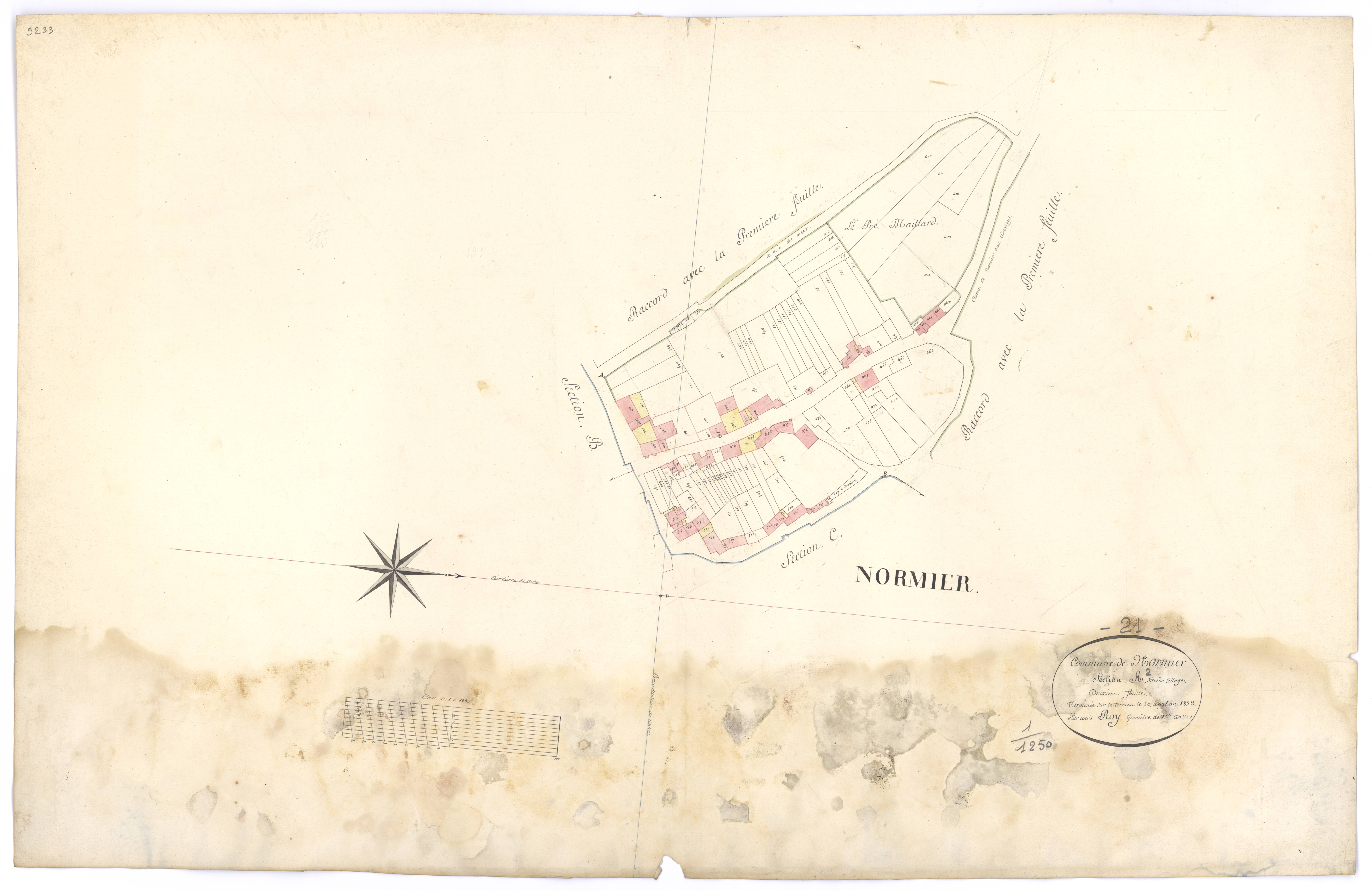 Normier - Section A2 - 3 P PLAN 462/3