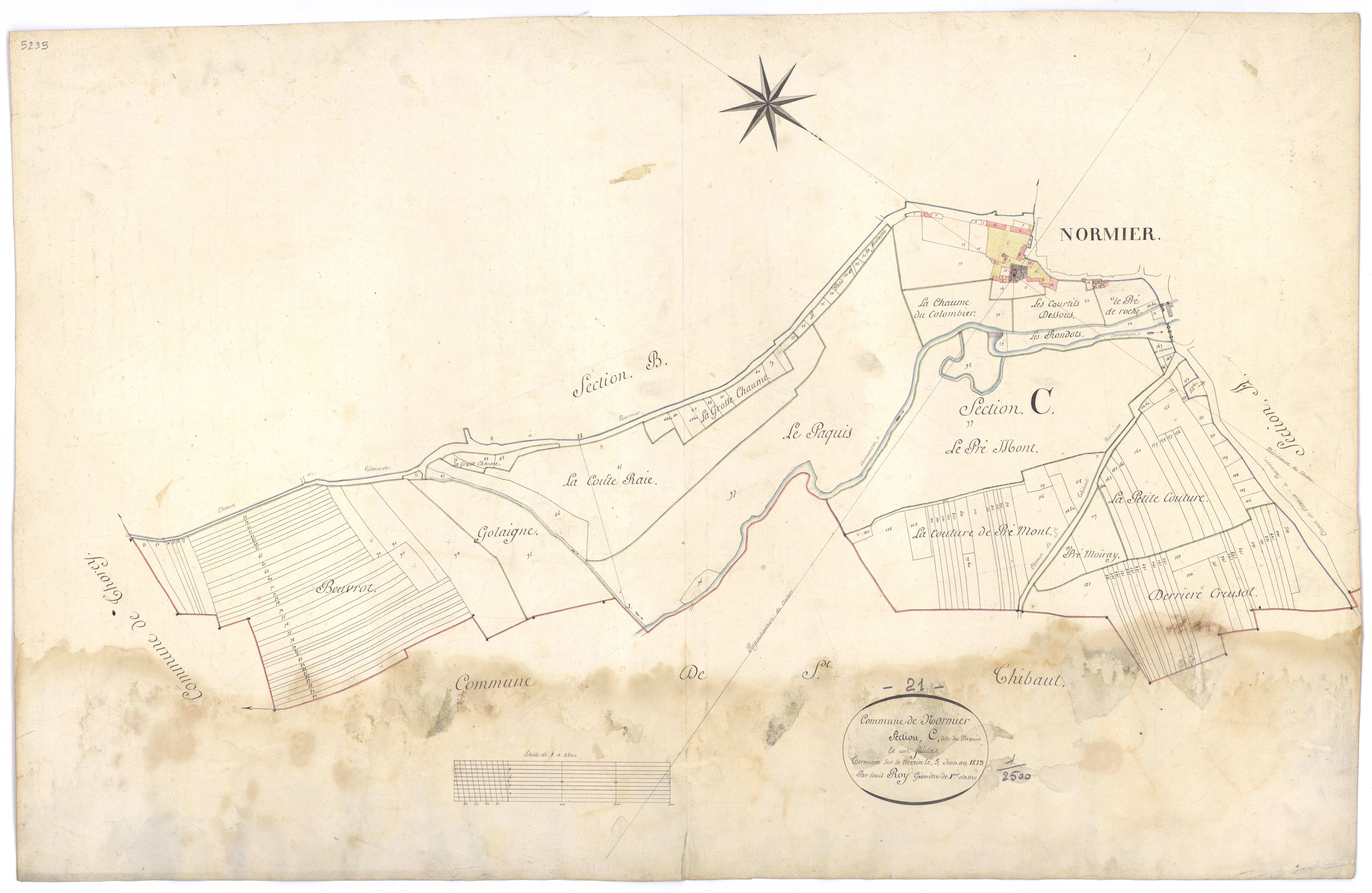 Normier - Section C - 3 P PLAN 462/5