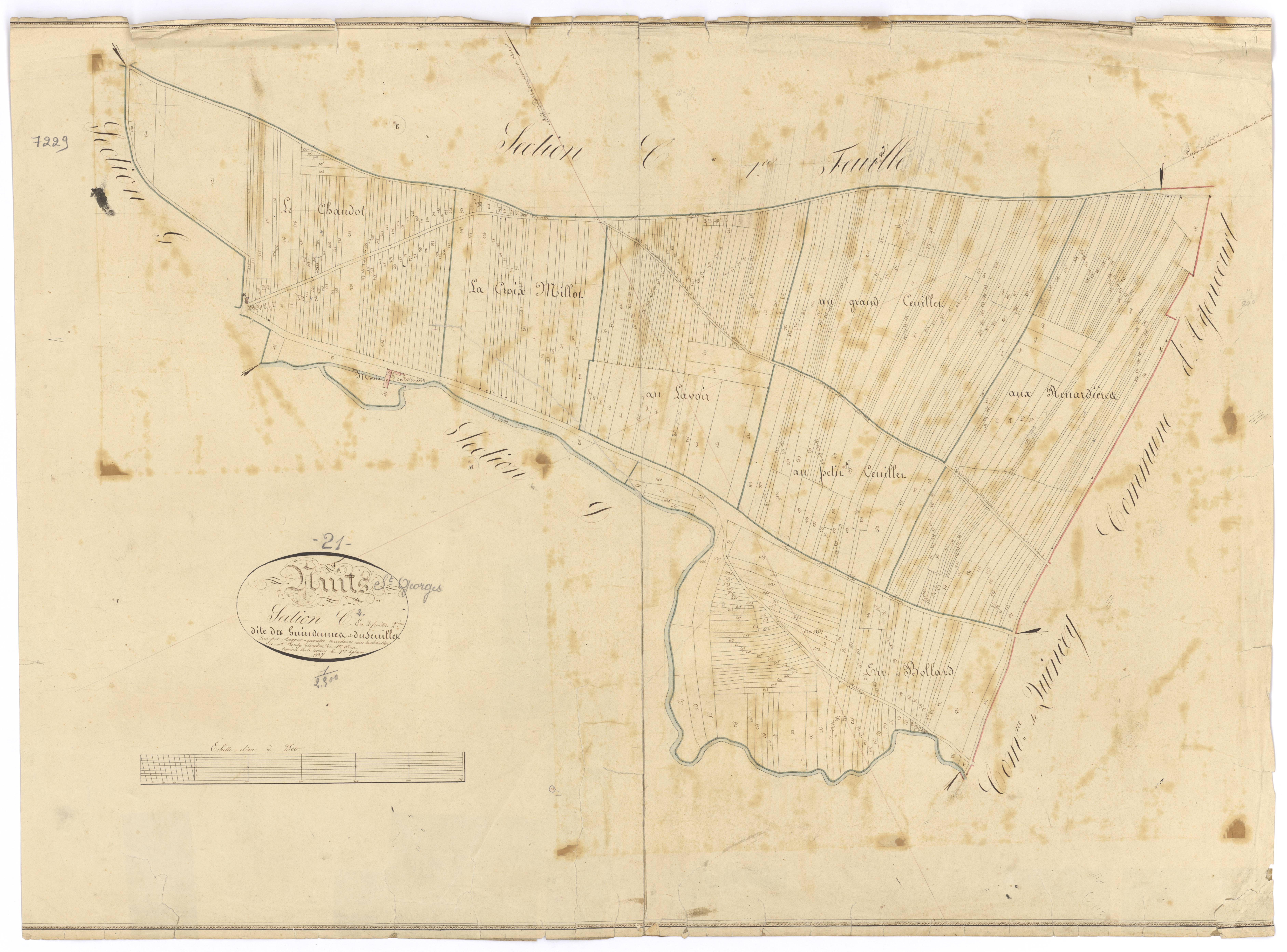 Nuits-Saint-Georges - Section C2 - 3 P PLAN 463/8