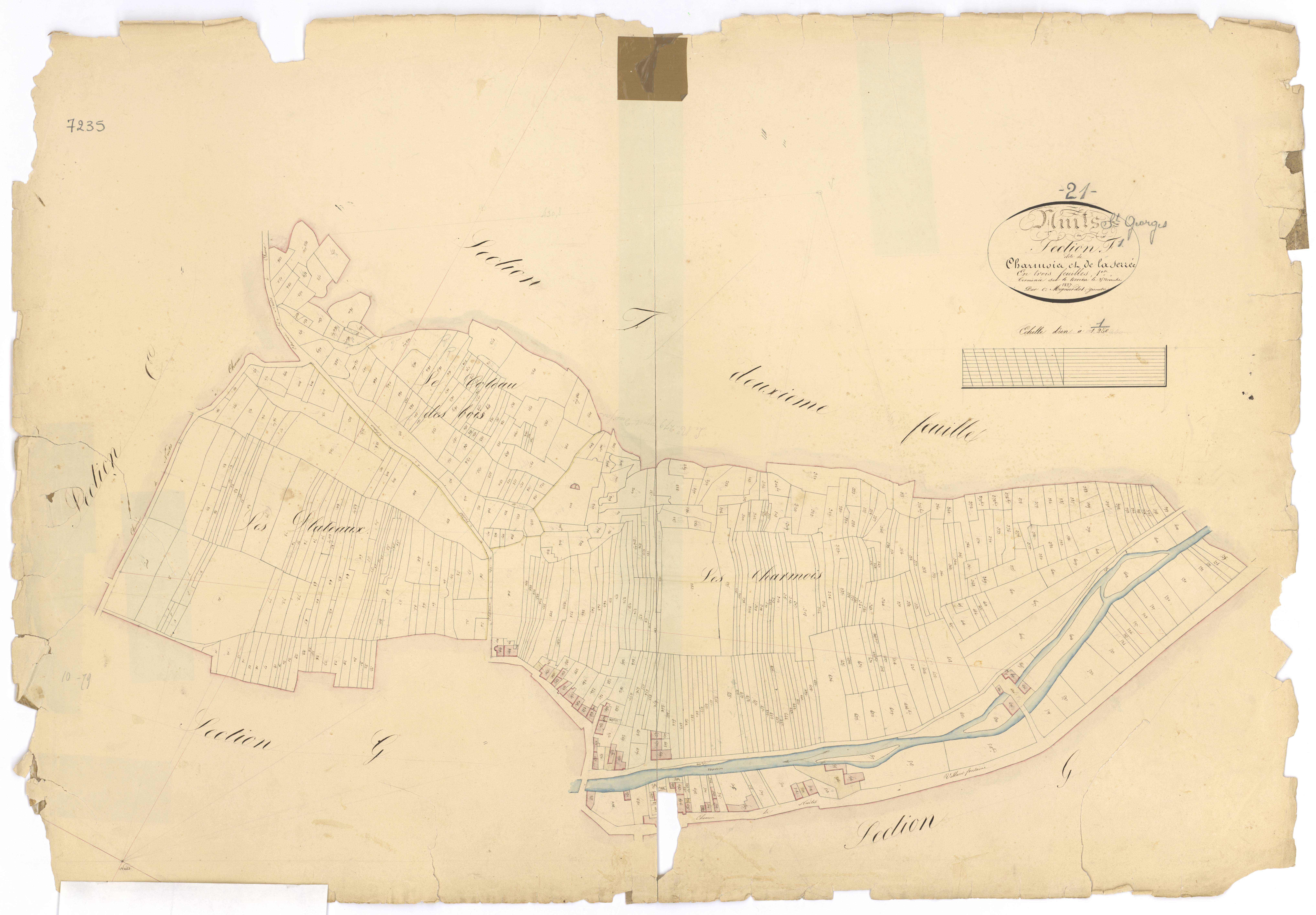 Nuits-Saint-Georges - Section F1 - 3 P PLAN 463/14