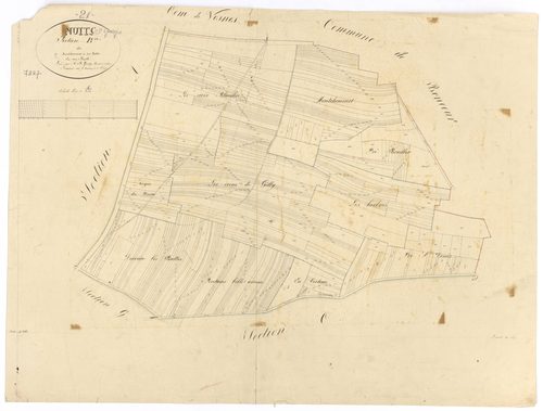Nuits-Saint-Georges - Section B - 3 P PLAN 463/6