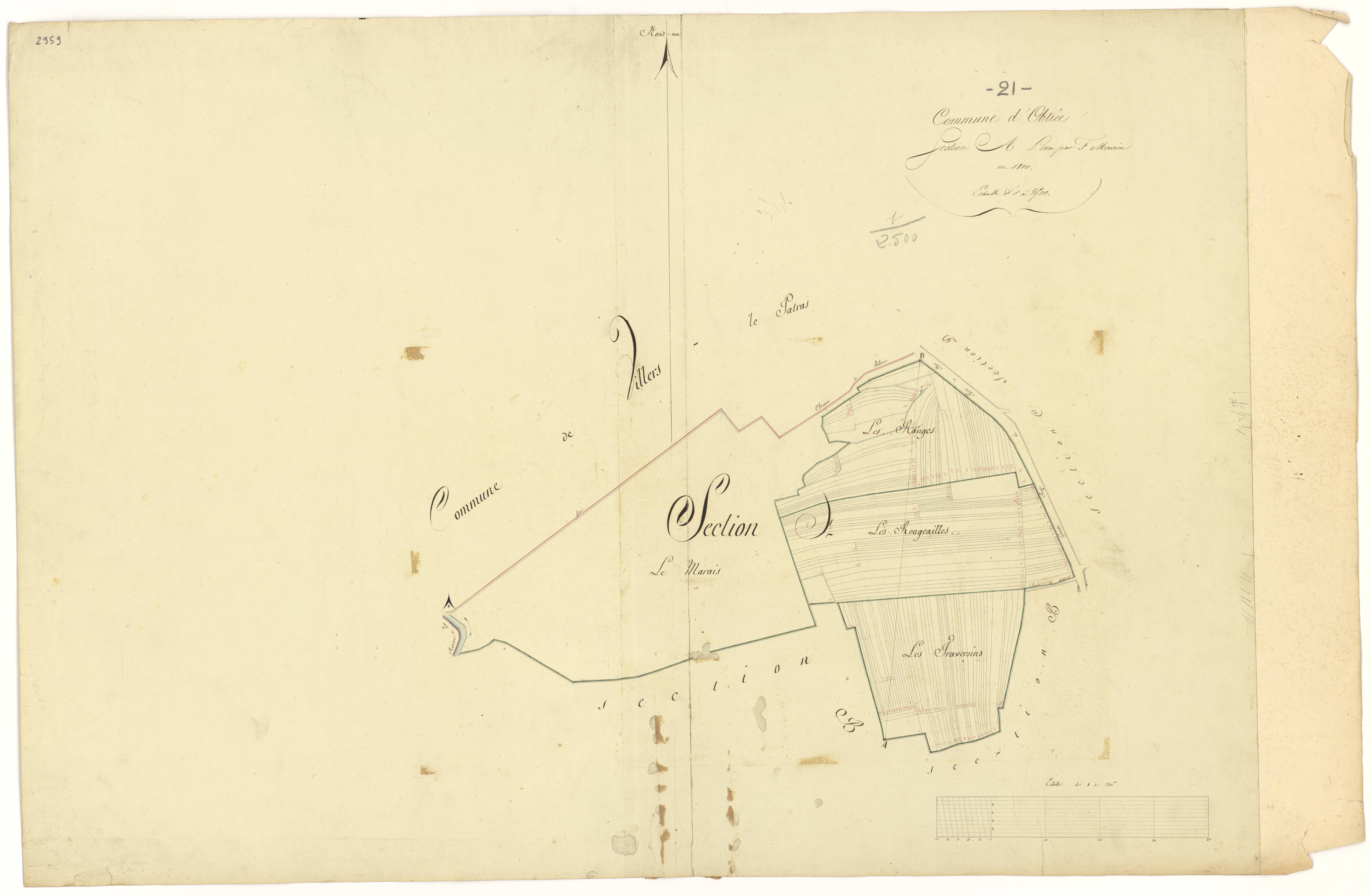 Obtrée - Section A - 3 P PLAN 464/2