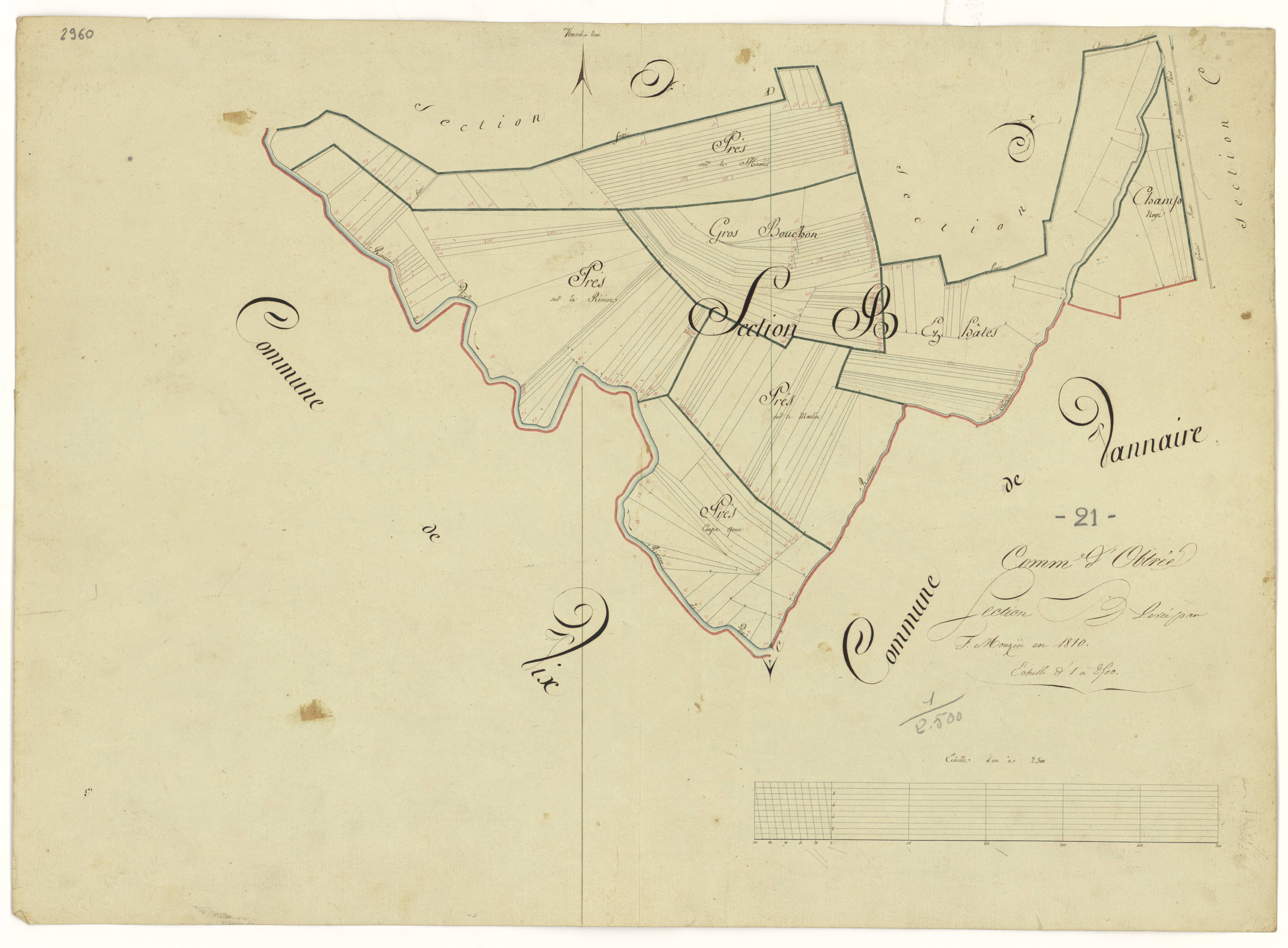 Obtrée - Section B - 3 P PLAN 464/3