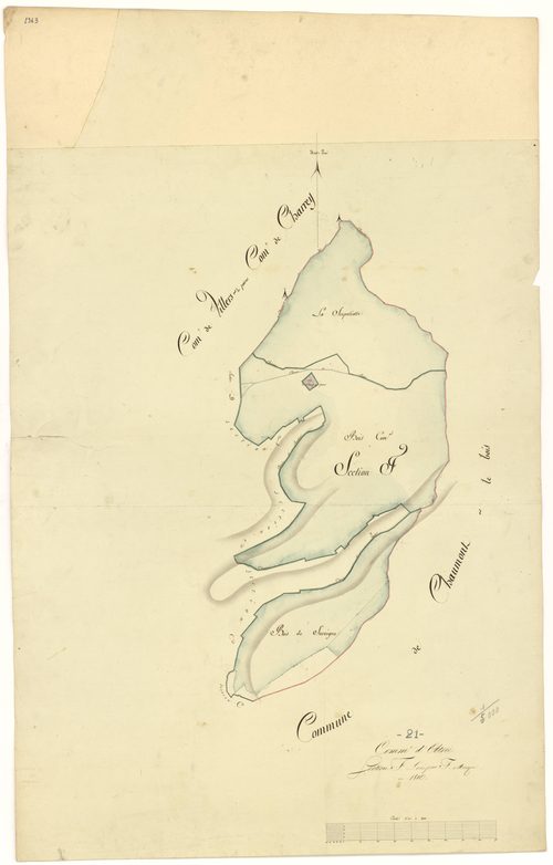 Obtrée - Section F - 3 P PLAN 464/6