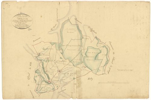 Oigny - Tableau d'assemblage - 3 P PLAN 465/1