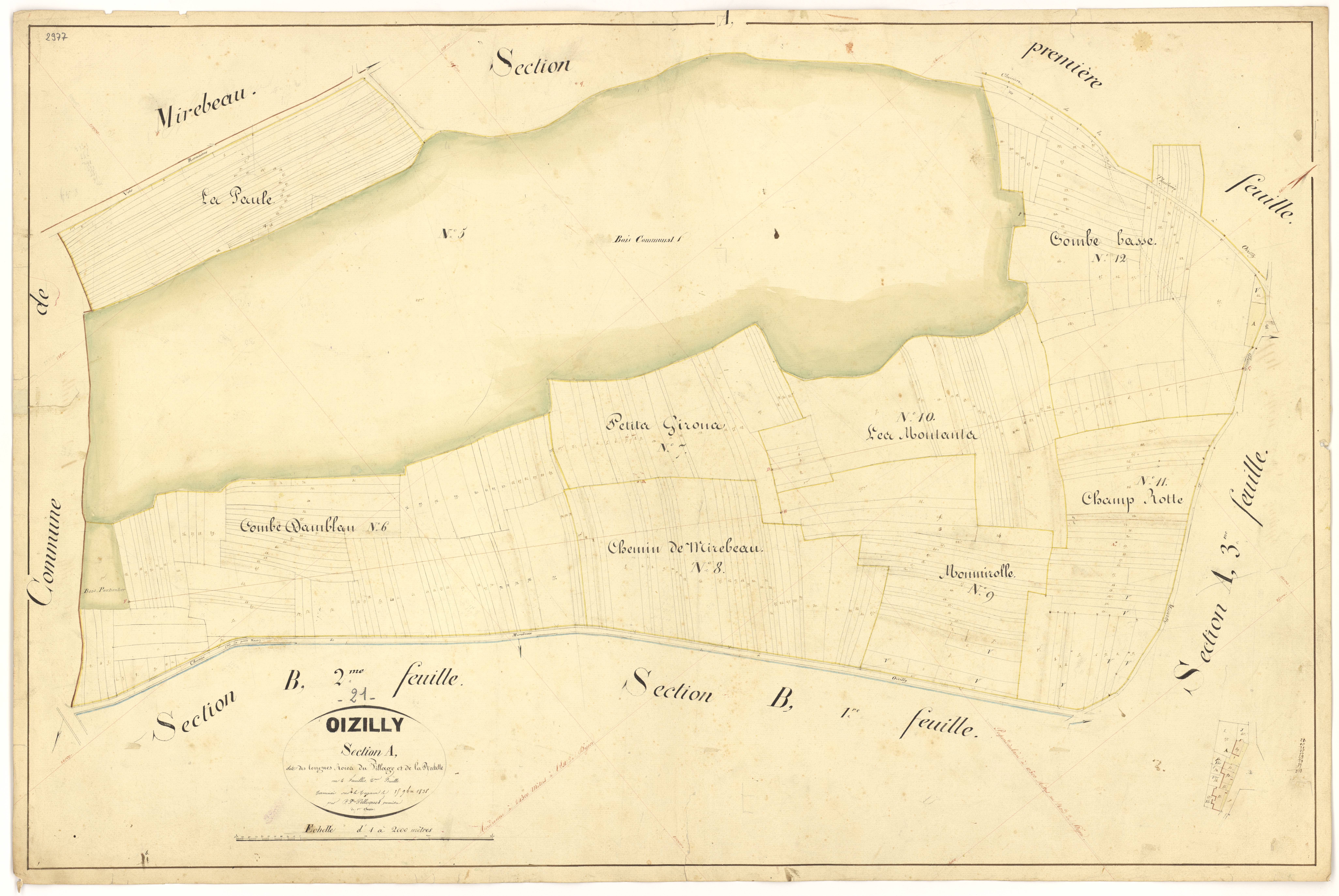 Oisilly - Section A2 - 3 P PLAN 466/4