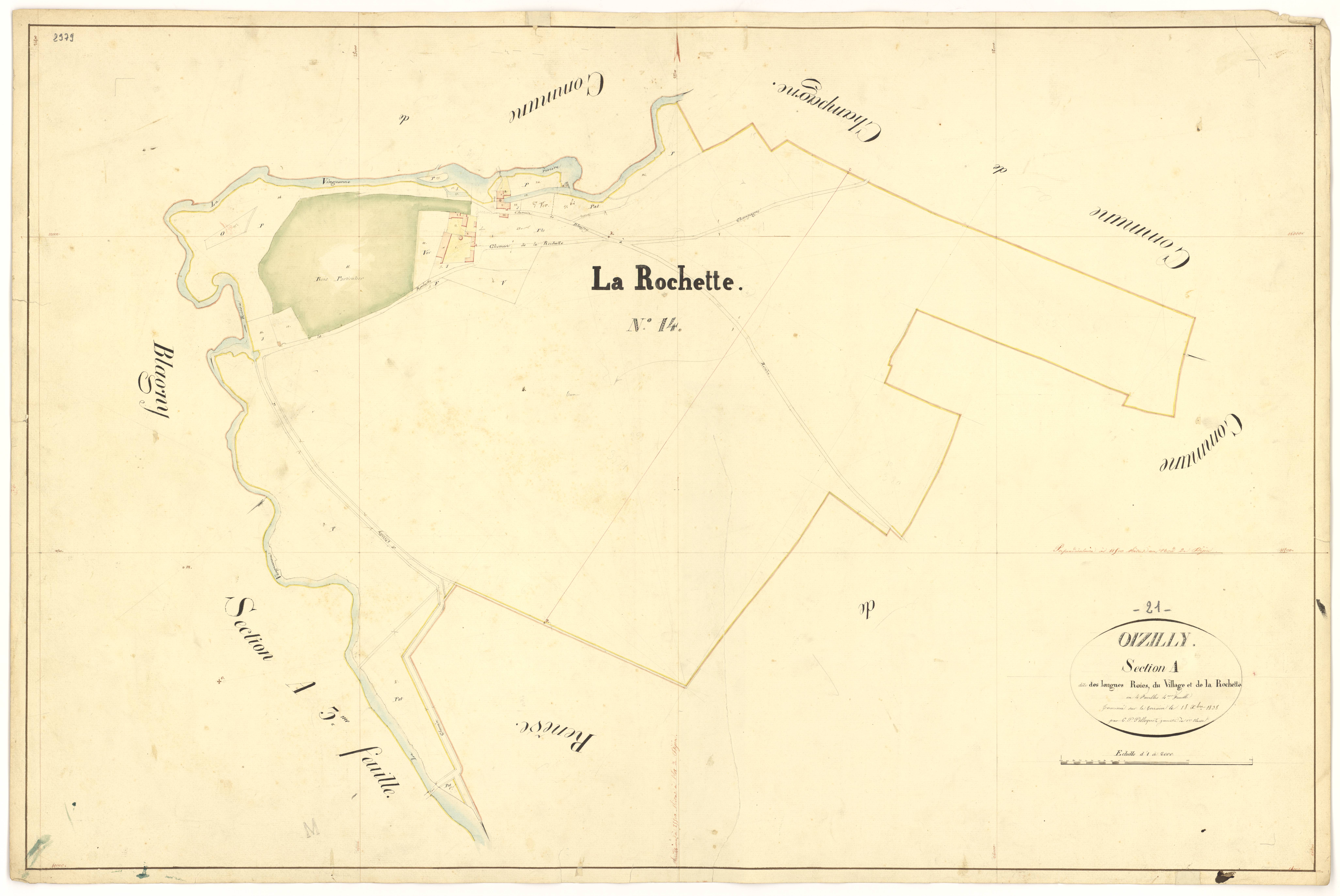 Oisilly - Section A4 - 3 P PLAN 466/6