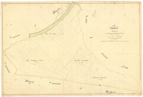 Oisilly - Section A1 - 3 P PLAN 466/3