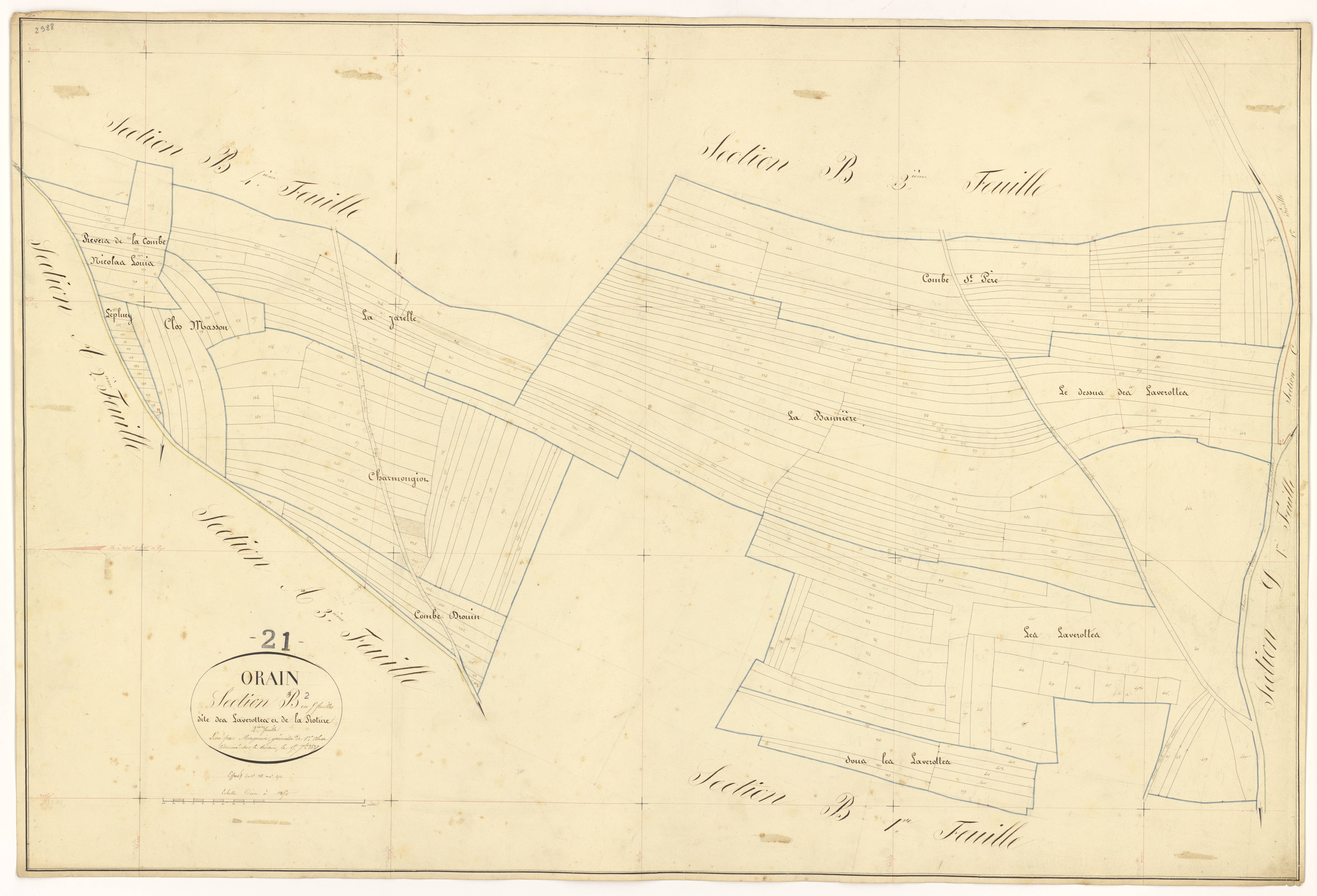Orain - Section B2 - 3 P PLAN 467/6