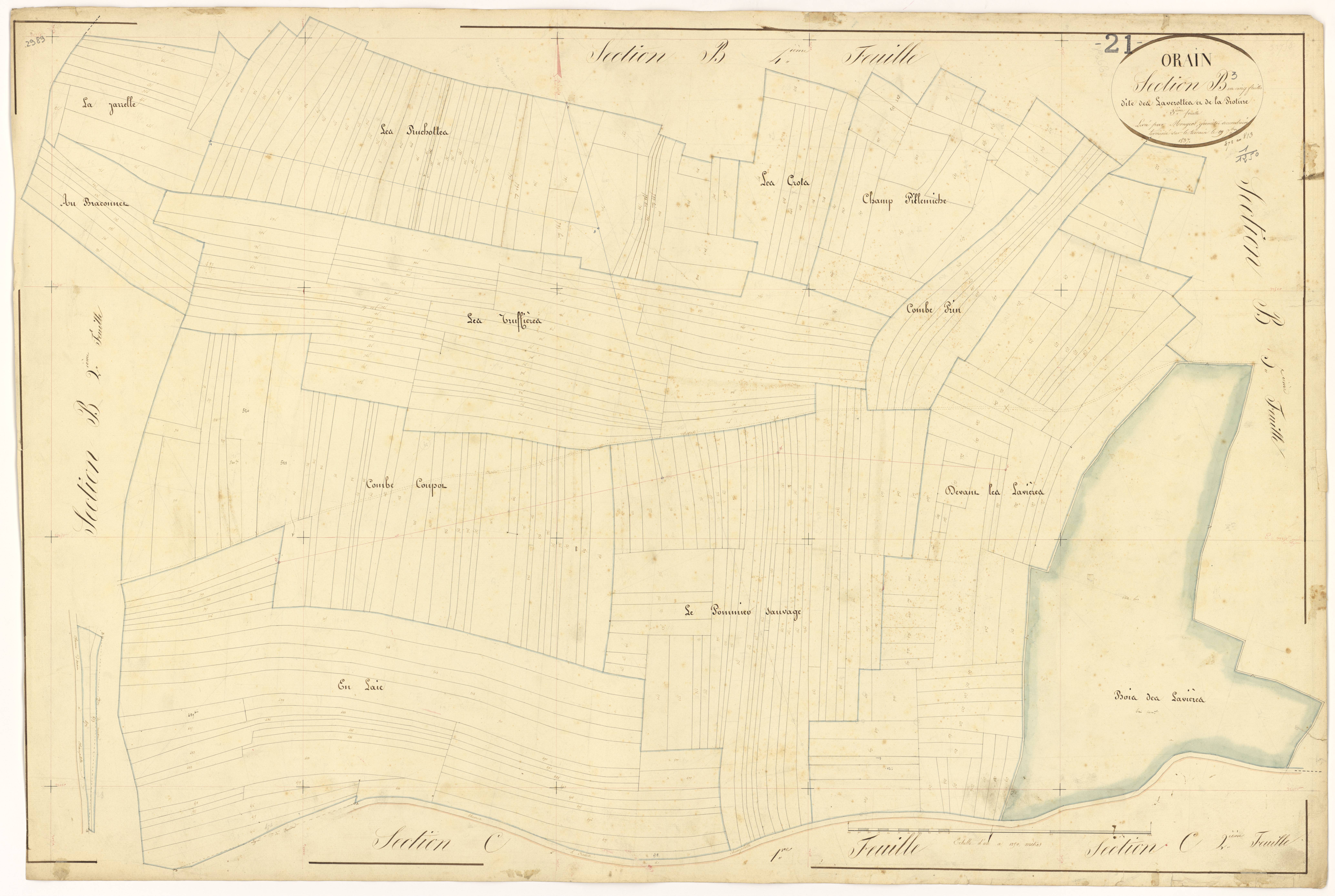 Orain - Section B3 - 3 P PLAN 467/7