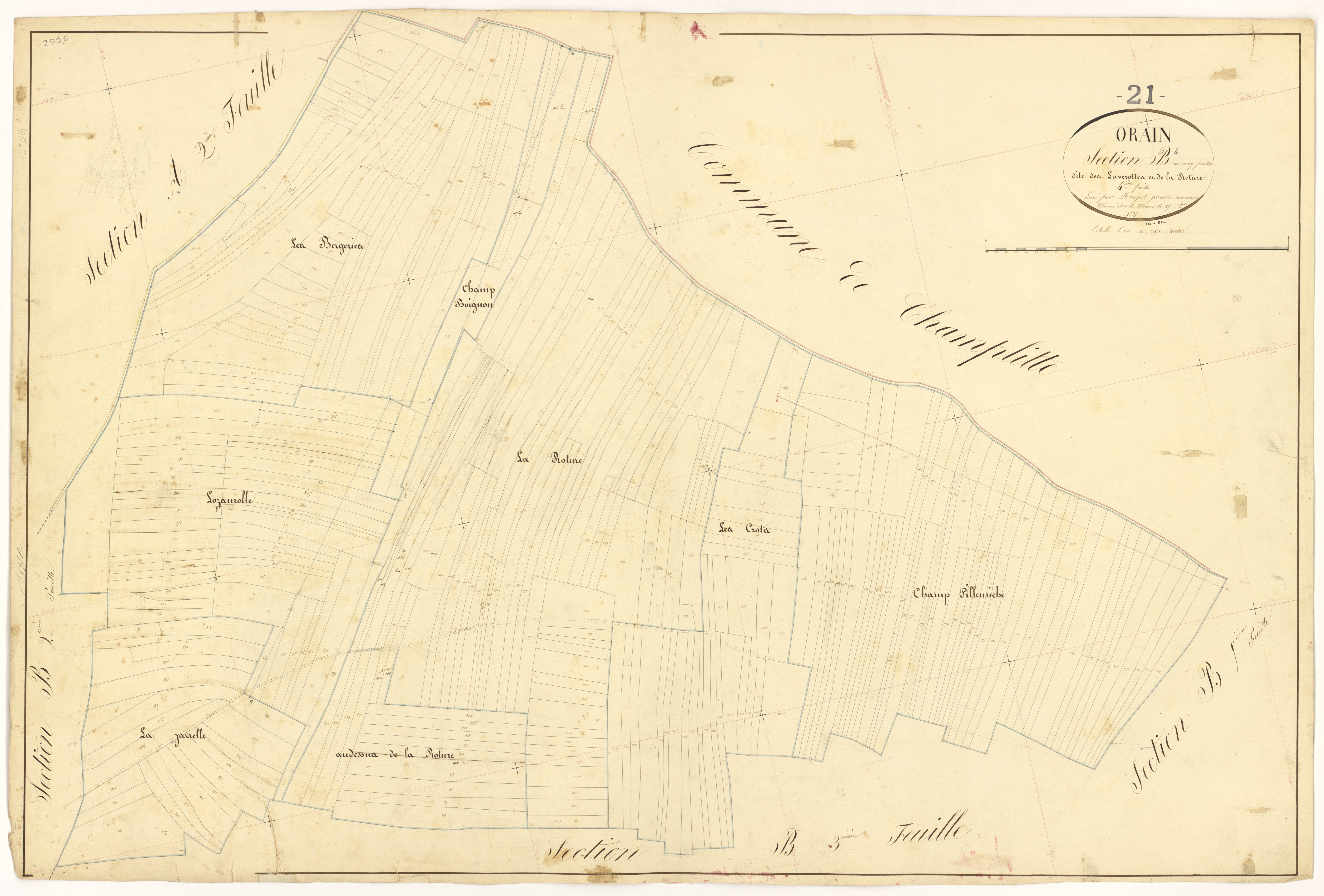 Orain - Section B4 - 3 P PLAN 467/8