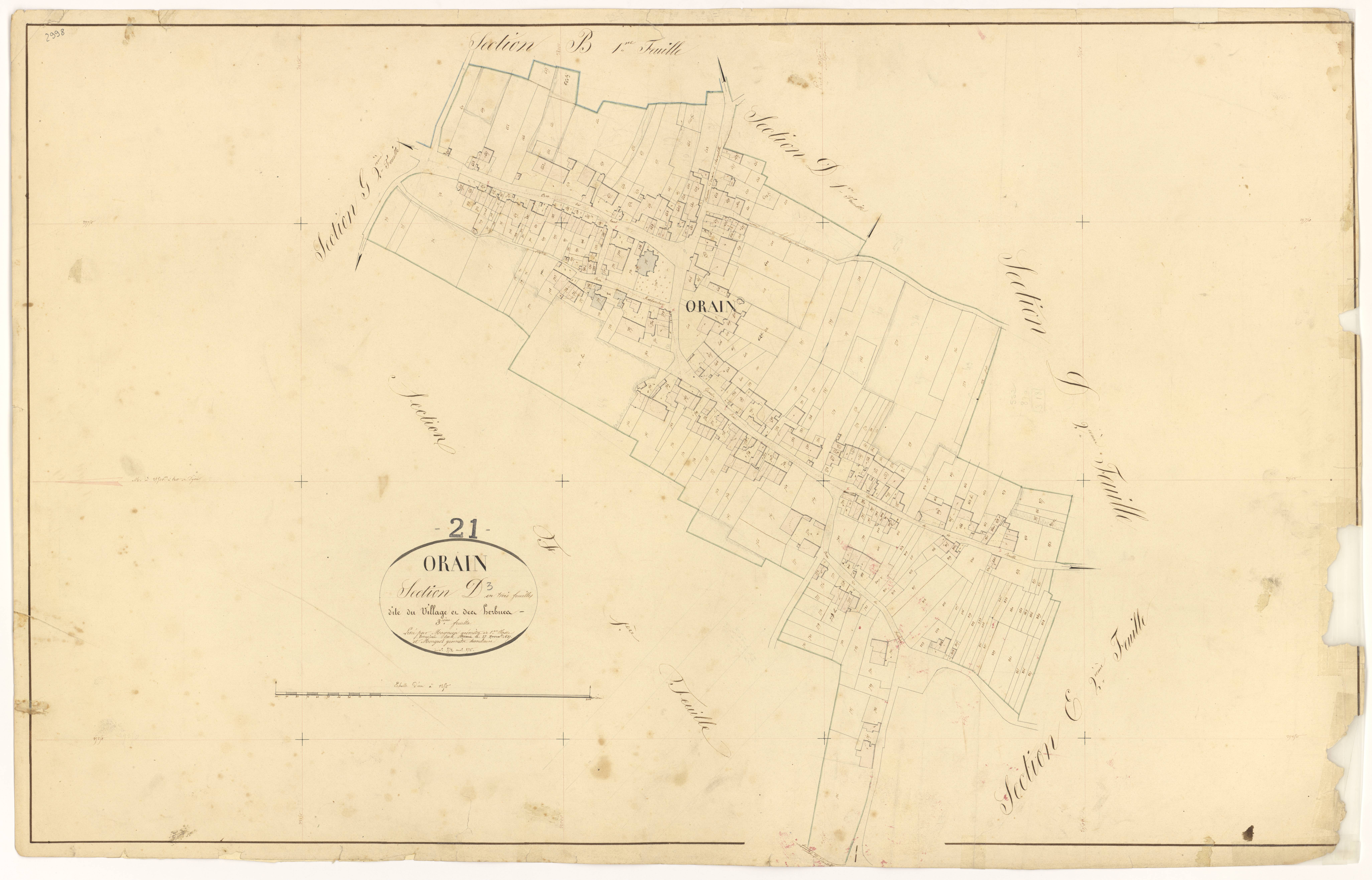 Orain - Section D3 - 3 P PLAN 467/16