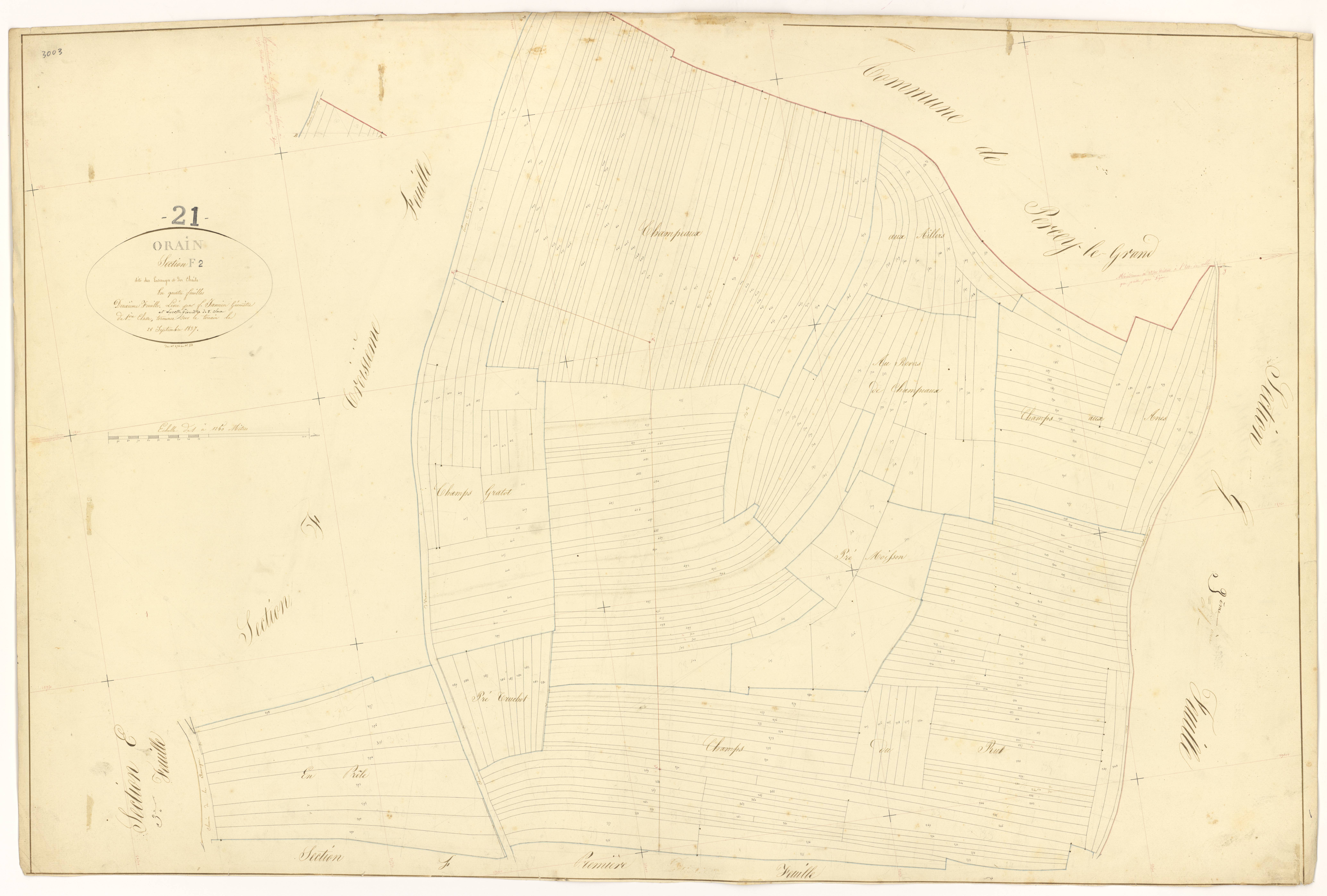 Orain - Section F2 - 3 P PLAN 467/21
