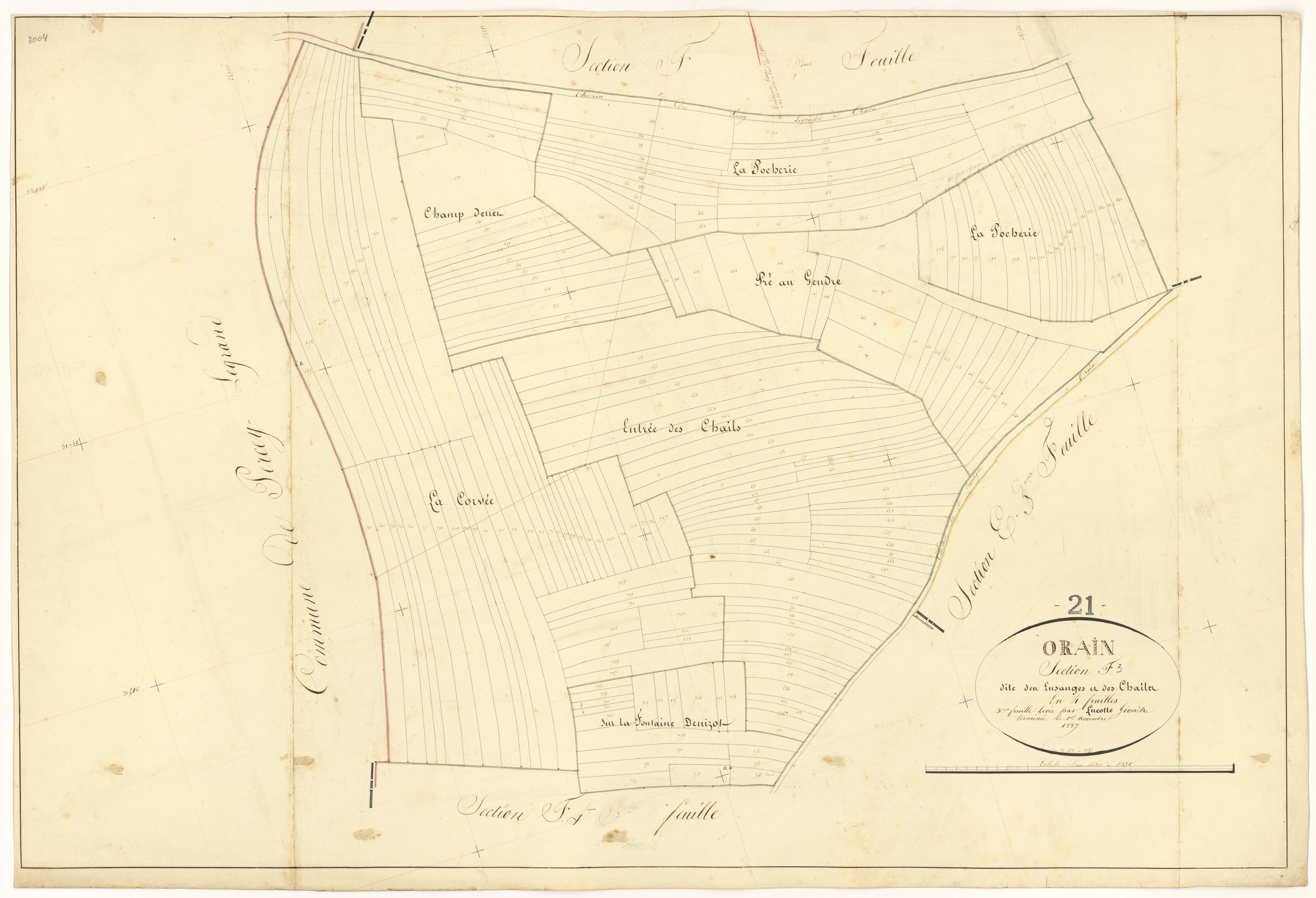 Orain - Section F3 - 3 P PLAN 467/22